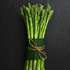 A bundle of asparagus