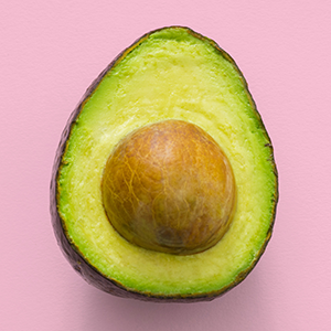 A halve avocado